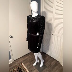 NWT Express Black Cut Out Dress Size Large